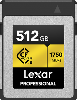 LEXAR CFexpress Type B Pro Gold R1750/W1500 1TB Memorycard