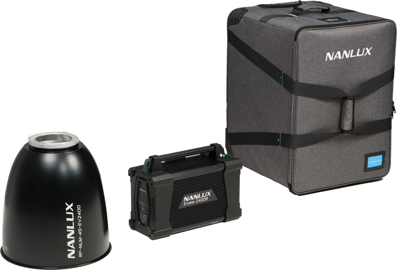 Nanlux Evoke 2400B Spot Light with 45° Reflector in soft bag - 2