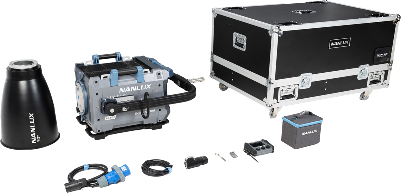 Nanlux Evoke 5000B Spot Light in Flight Case with 30° Reflector - 5