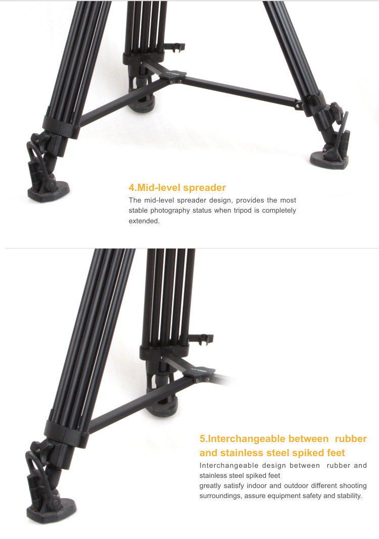 Tripod Vt-3500 Kingjoy + Vt3530  - 5