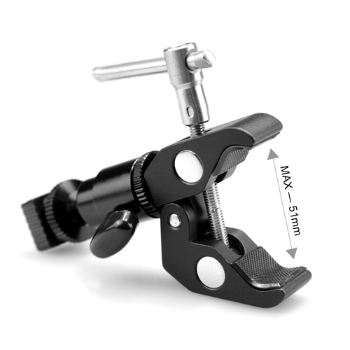 Superclamp with Ball Head and Cold Shoe Mount 1125 - 4