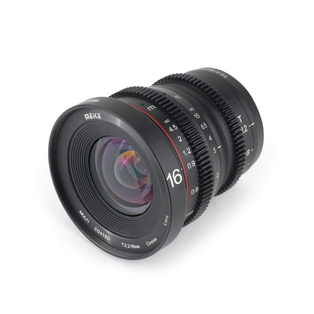 MEIKE 16mm T2.2 Manual Focus Cinema Prime Lins (MFT Mount) – för filmskapare - 7