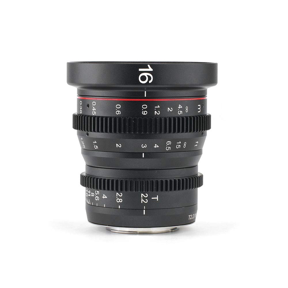 MEIKE 16mm T2.2 Manual Focus Cinema Prime Lins (MFT Mount) – för filmskapare - 8