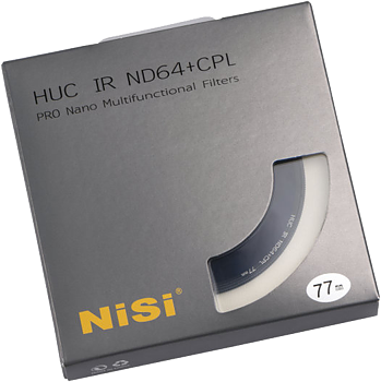 NiSi Filter IRND 64+CPL Pro Nano 77mm