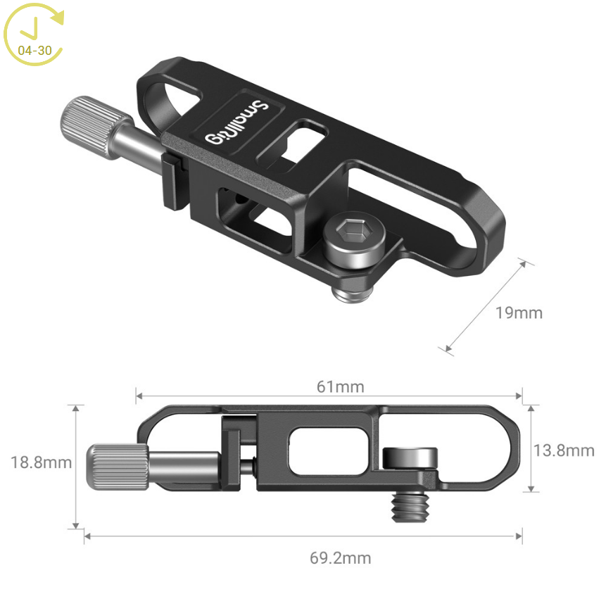 SmallRig T5 SSD Cable Clamp for BMPCC 6K Pro 3300 - 2