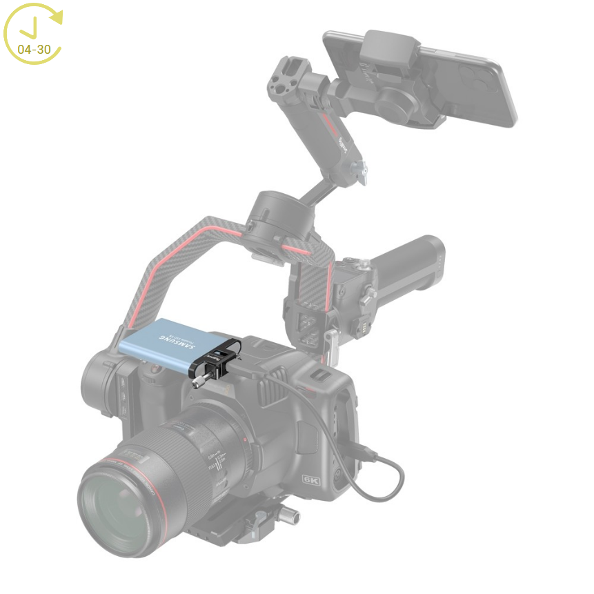 SmallRig T5 SSD Cable Clamp for BMPCC 6K Pro 3300 - 4