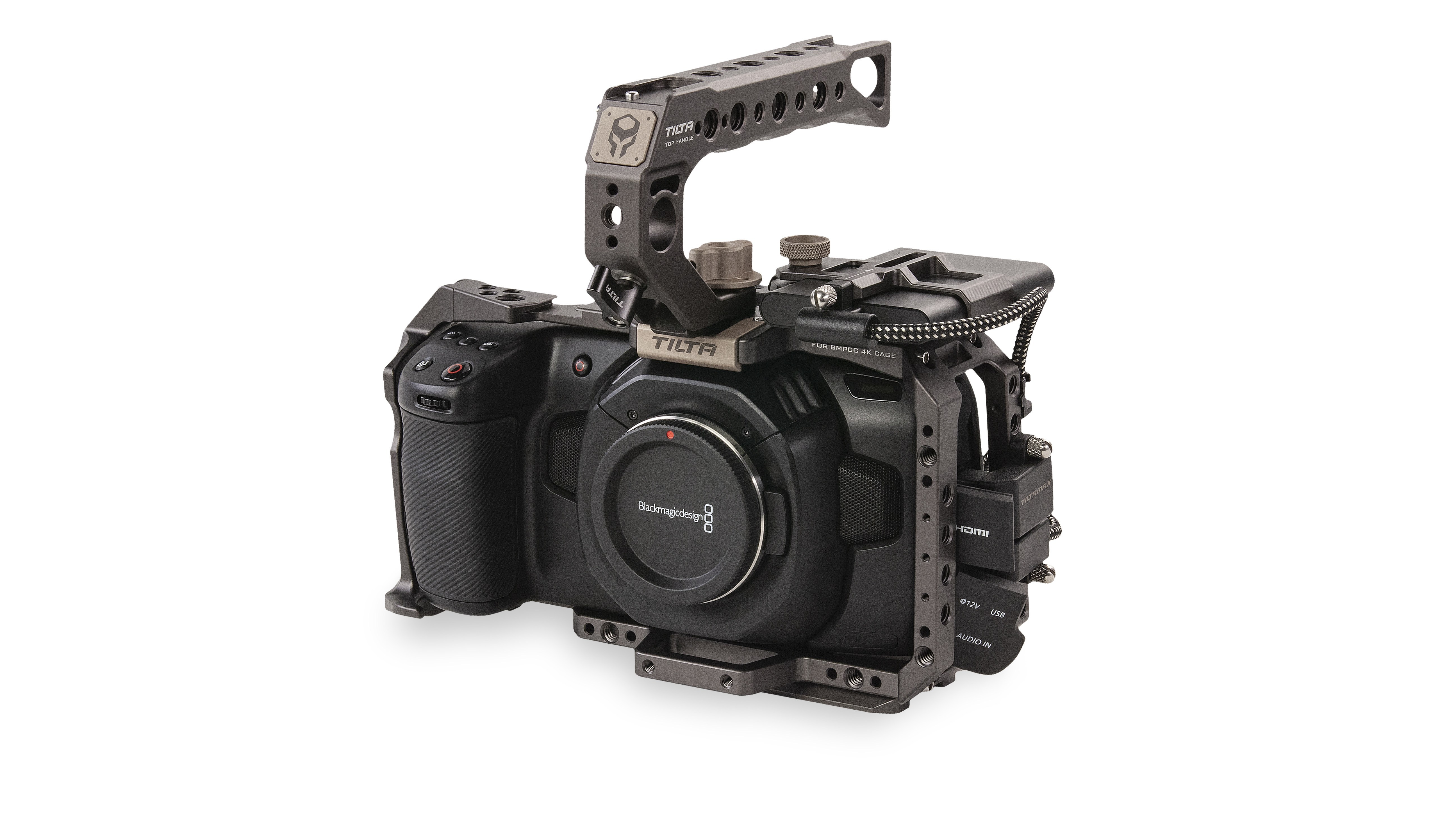 Tilta Camera Cage For   BMPCC 4K/6K – Basic Kit Grey - 3