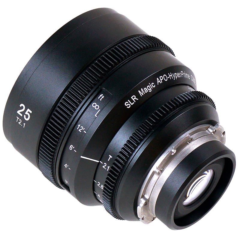 SLR Magic 3 lens set APO HyperPrime Cine 25, 50, 85mm T2.1 PL-Mount - 2