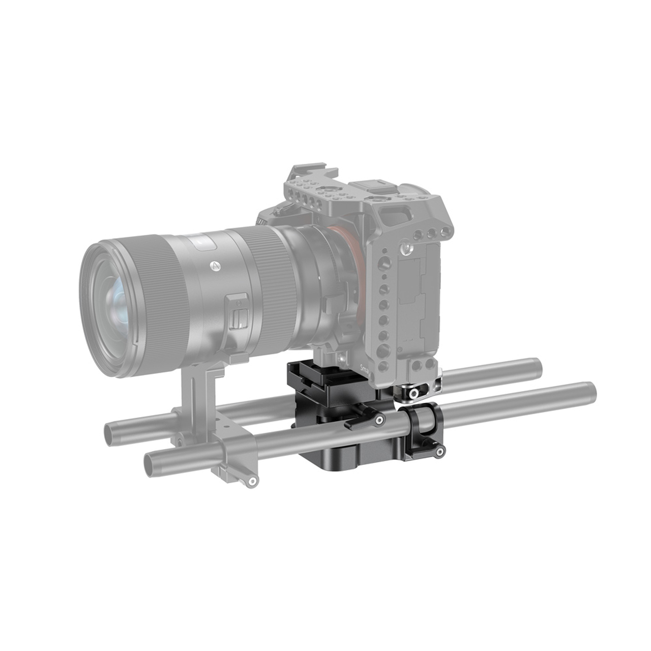 SmallRig Universal 15mm Rail Support System Baseplate 2092 - 5