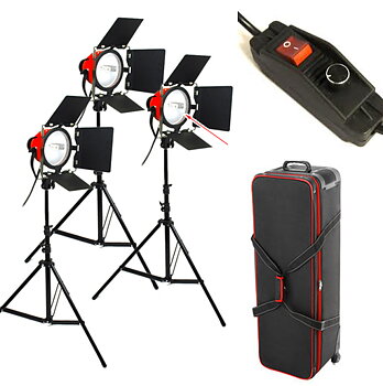 Redhead Videolight Kit +dimmer +cooler