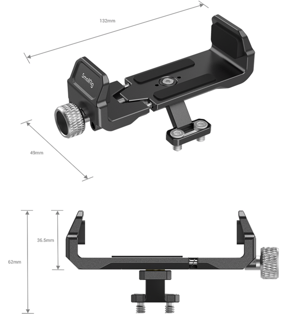 SmallRig AJA HA5-12G & BMD HDMI-SDI 6G Converter Holder 3048 - 2