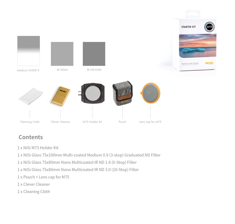NiSi M75 Starter Kit 75mm System - 2
