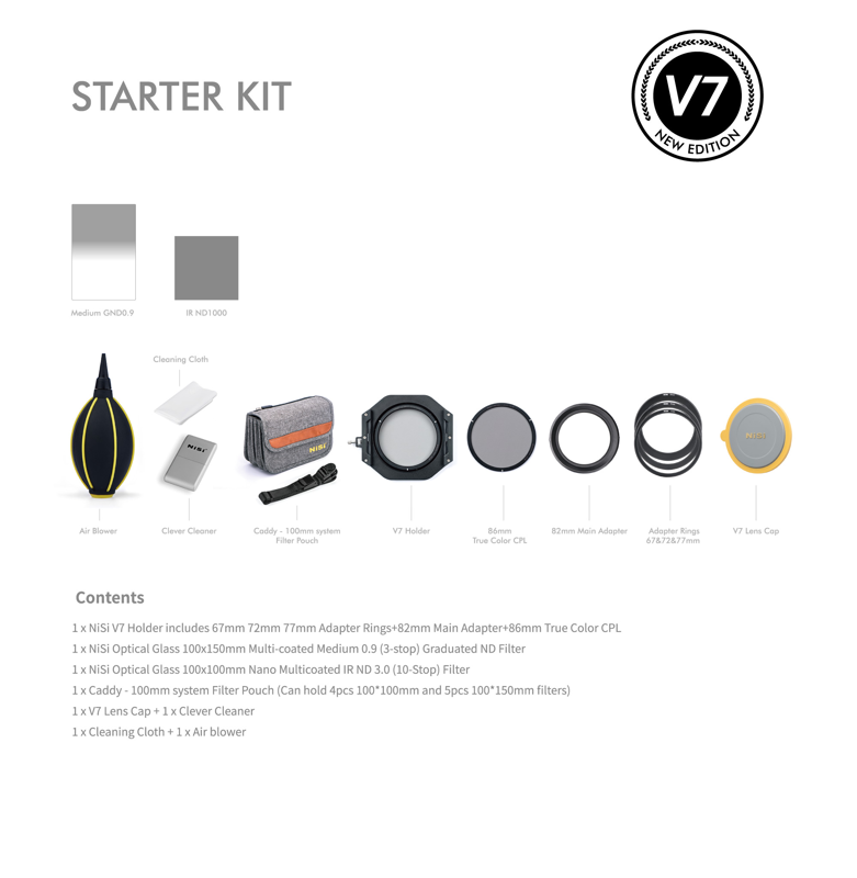 NiSi Starter Kit 100mm System V7 - 2