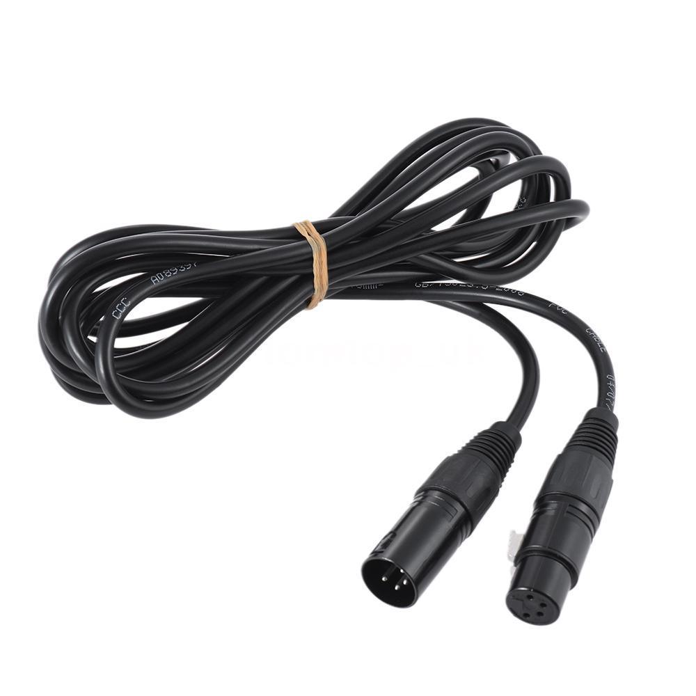 4-Pin XLR Male to XLR Female Adapter 3m - 2