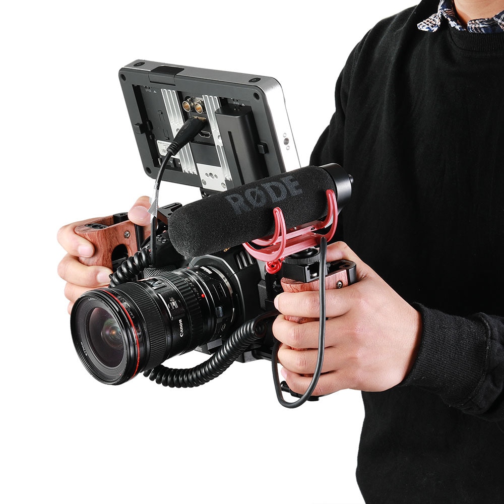 SmallRig NATO Handle for BMPCC 4K and Samsung T5 SSD 2270 - 5