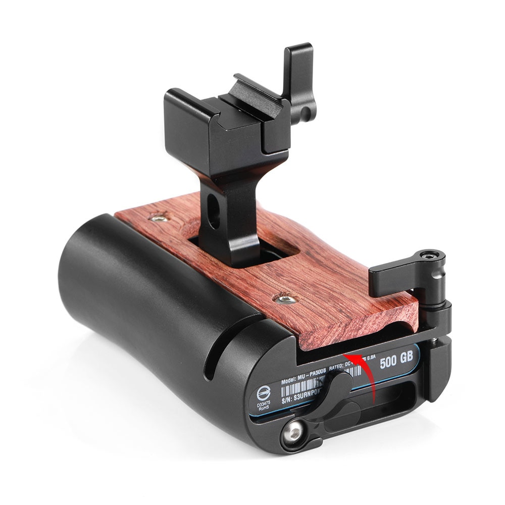 SmallRig NATO Handle for BMPCC 4K and Samsung T5 SSD 2270 - 4