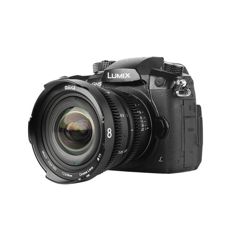 MEIKE 8mm T2.9 Manuel Focus Cinema Prime Lense (MFT Mount) - 8