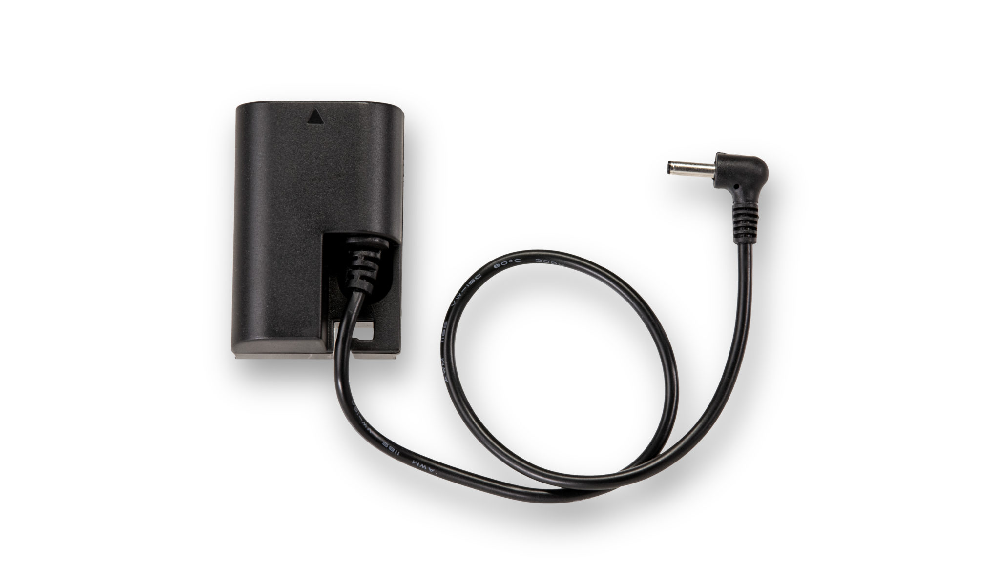 Tilta LP-E6 to 3.5/1.35mm DC Male Dummy Battery - 2