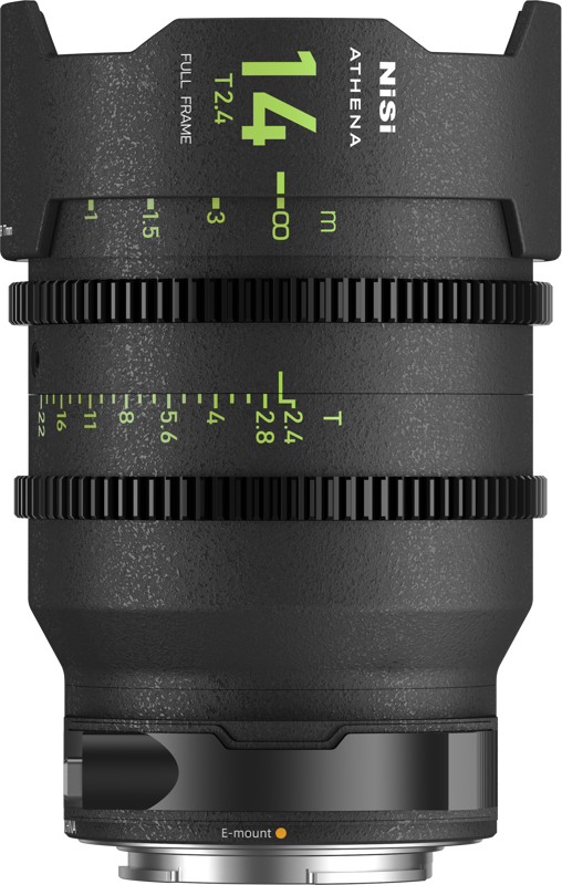 NiSi Cine Lens Athena Prime 14mm T2.4 E-Mount