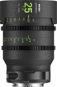 NiSi Cine Lens Athena Prime 25mm T1.9 RF-Mount