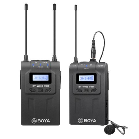 Boya UHF Dual Lavalier Microphone Wireless BY-WM8 Pro-K1 - 2
