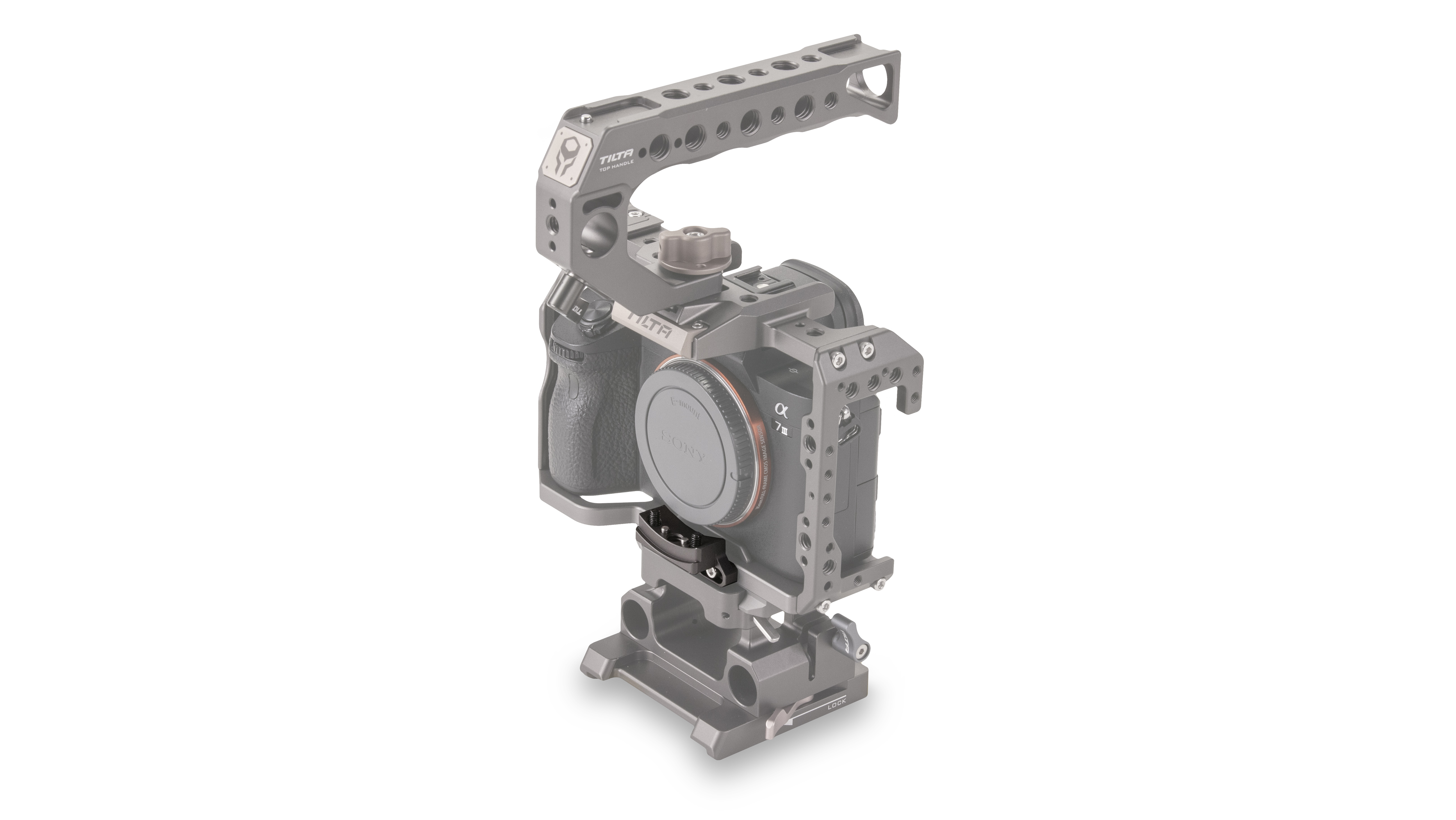 Tilta Lens Adapter Support for Sony a7/a9 Series - Tilta Gray