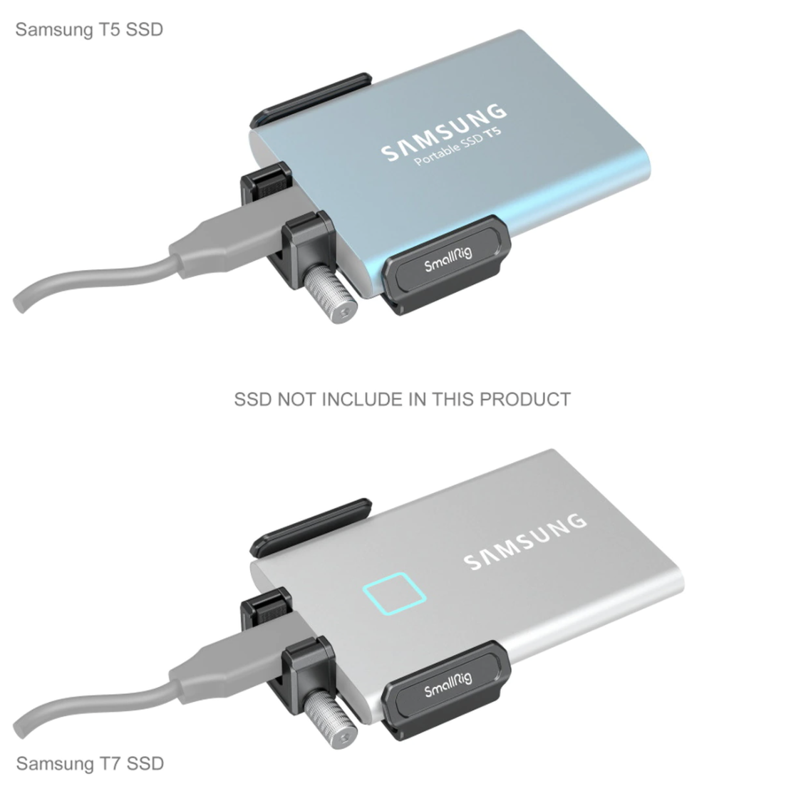 SmallRig T5/T7 SSD Mount for BMPCC 6K PRO 3272 - 2
