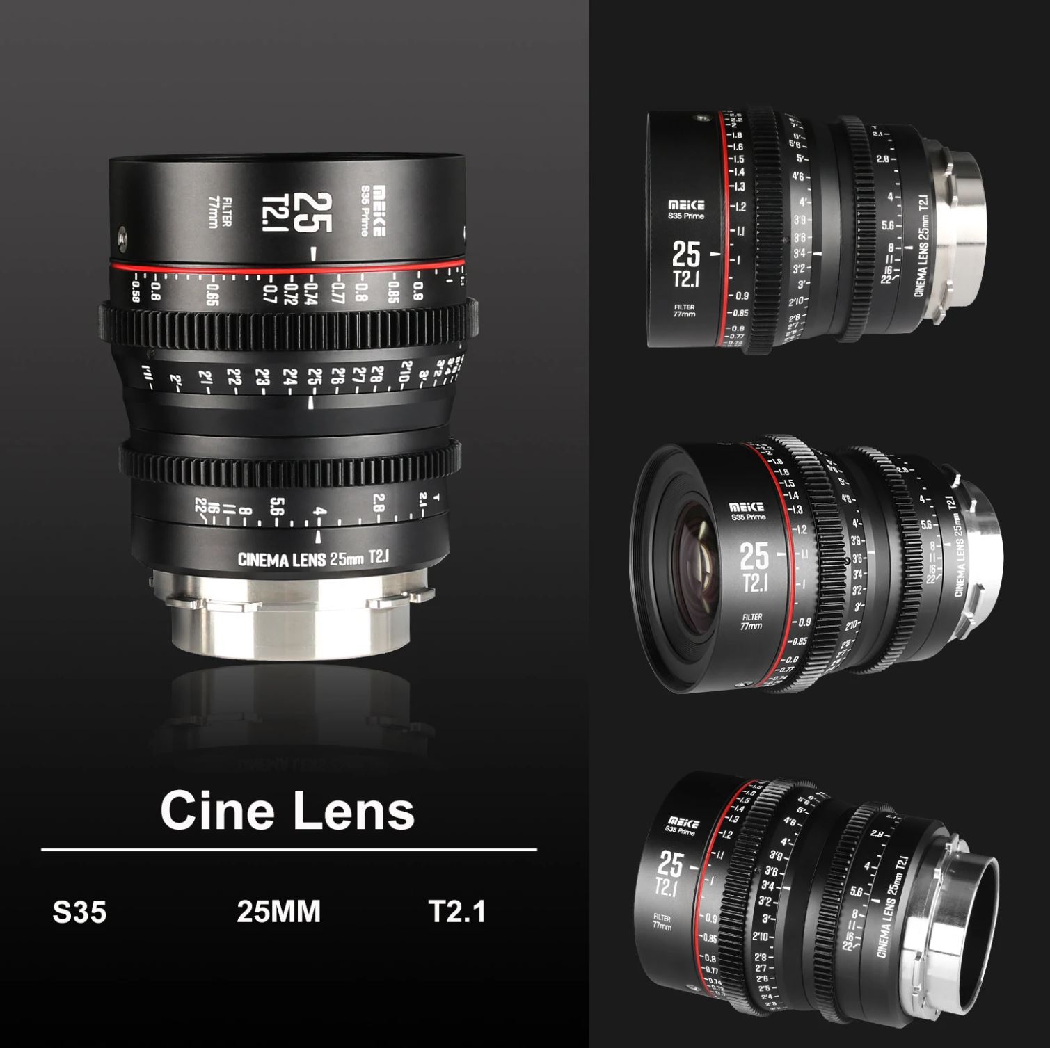 MEIKE 25mm T2.1 S35 EF - 5