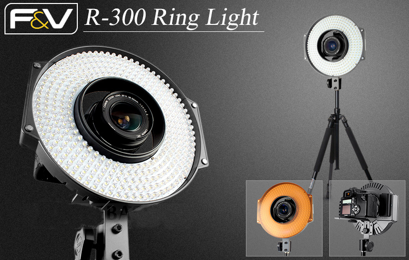 Led Ringlys R-300 +Rail mount+Batteri - 5