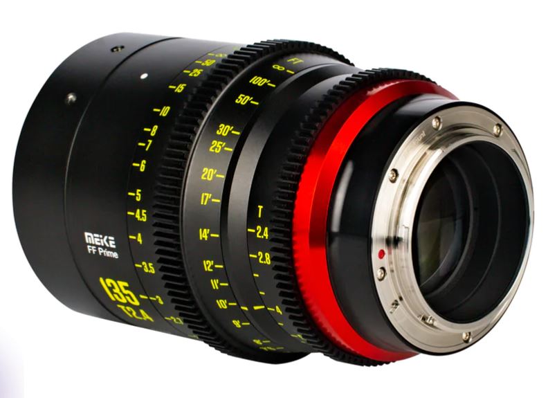 Meike 135mm T2.4 FF Prime Cine Lens PL/EF/RF/L/E Mount - 4