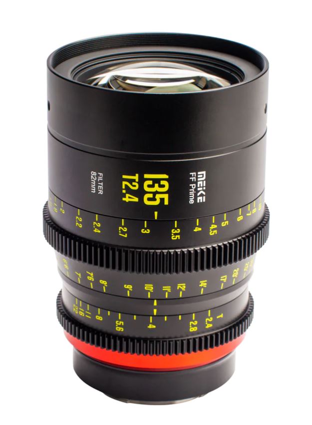 Meike 135mm T2.4 FF Prime Cine Lens PL/EF/RF/L/E Mount - 5