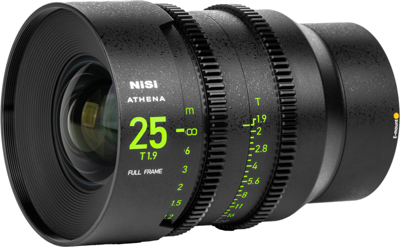 NiSi Cine Lens Athena Prime 25mm T1.9 E-Mount (Without Drop-in Filter) - 2