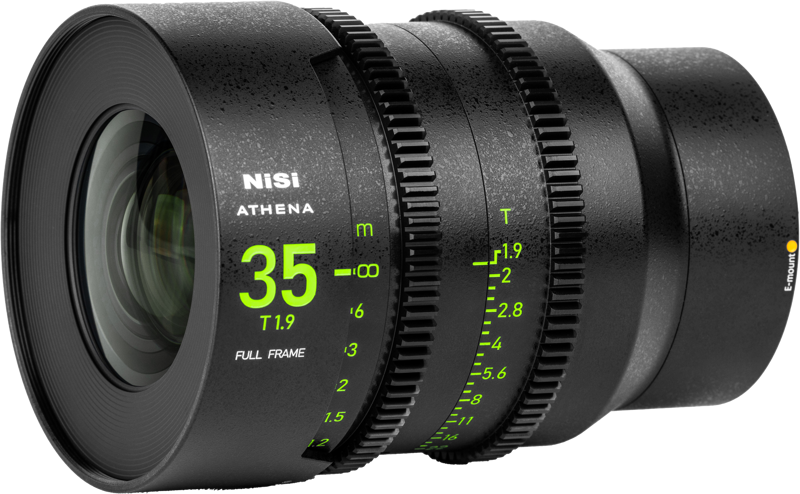 NiSi Cine Lens Athena Prime 35mm T1.9 E-Mount (Without Drop-in Filter) - 2