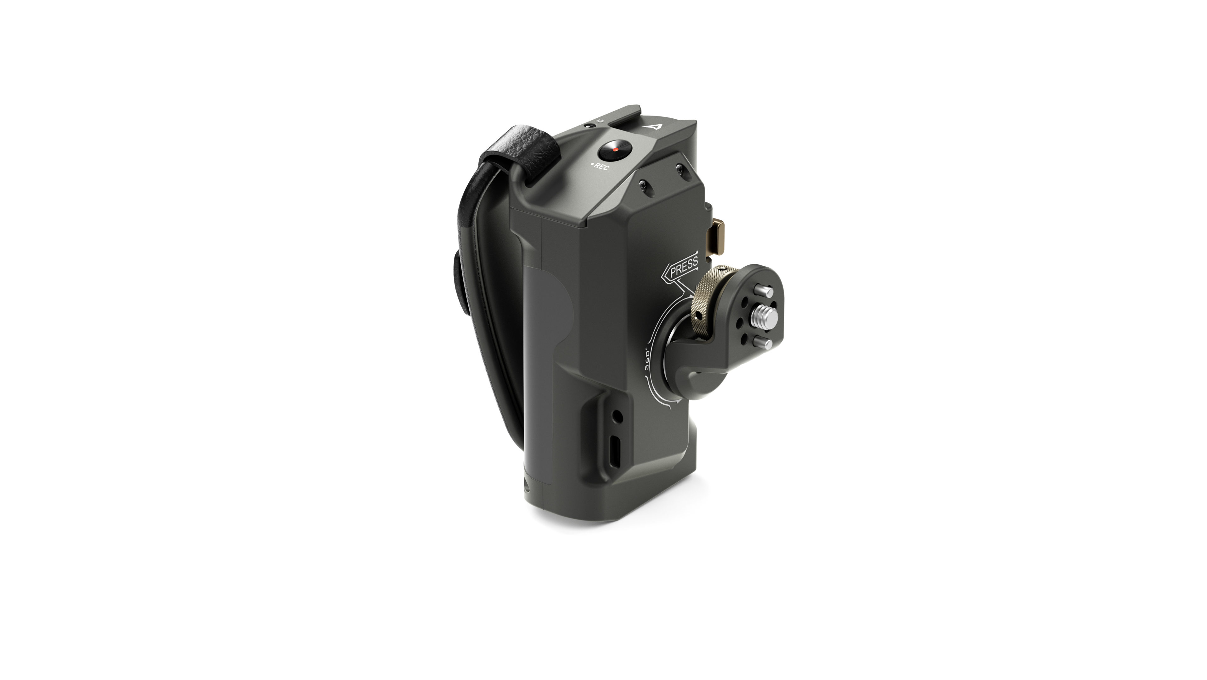 Tilta Tiltaing Left Side Advanced Power Handle with Run/Stop (F570 Battery) - Tilta Gray