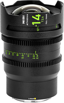 NiSi Cine Lens Athena Prime 14mm T2.4 L-Mount