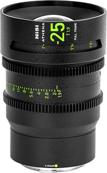 NiSi Cine Lens Athena Prime 25mm T1.9 L-Mount