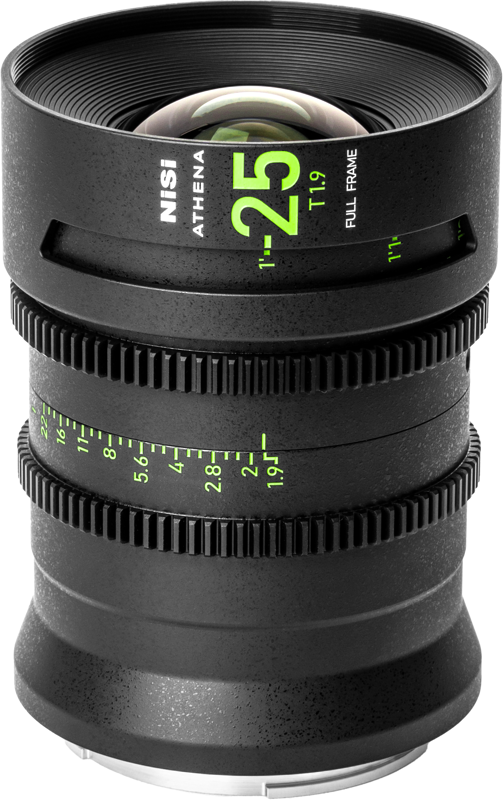 NiSi Cine Lens Athena Prime 25mm T1.9 Fuji G-Mount – för filmskapare