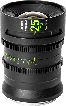 NiSi Cine Lens Athena Prime 25mm T1.9 Fuji G-Mount