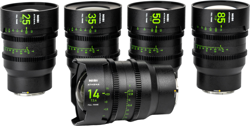 NiSi Cine Lens Set Athena Prime E-Mount (Without Drop-In Filter) - 2