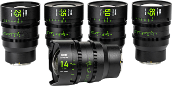 NiSi Cine Lens Set Athena Prime E-Mount (Without Drop-In Filter)