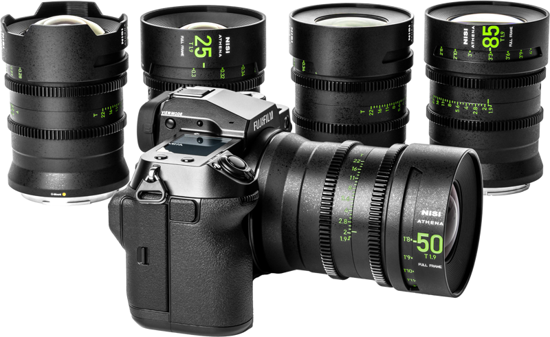 NiSi Cine Lens Set Athena Prime Fuji G-Mount (Without Drop-In Filter) - 2