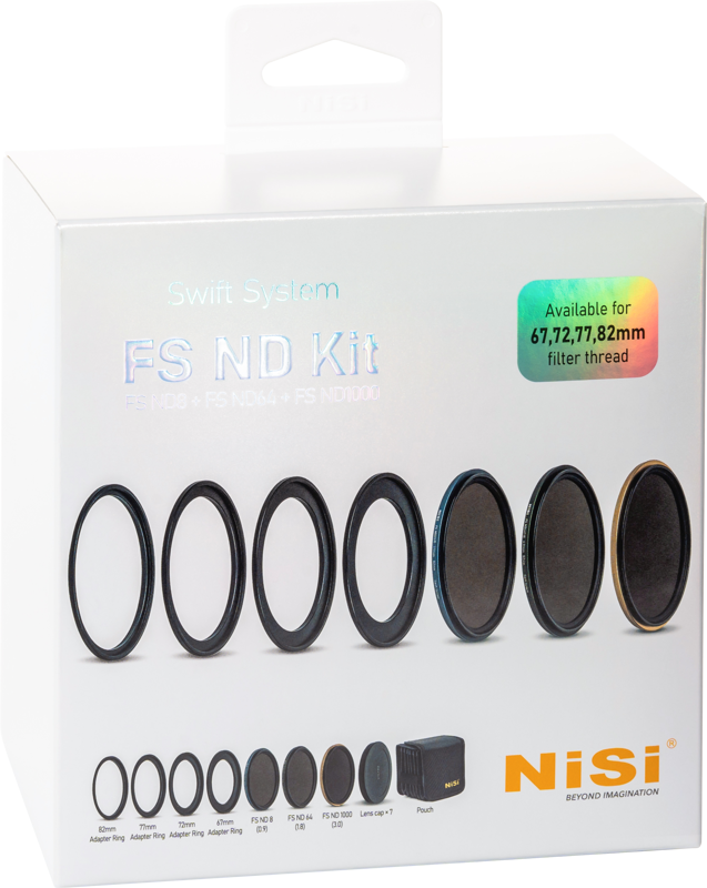 NiSi Filter Swift System FS ND Kit (8+64+1000) 67-82mm - 9