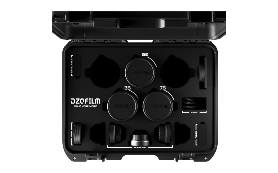 DZOFilm VESPID Cyber Full Frame 3-Lins Kit (35/50/75mm) – för filmskapare - 6