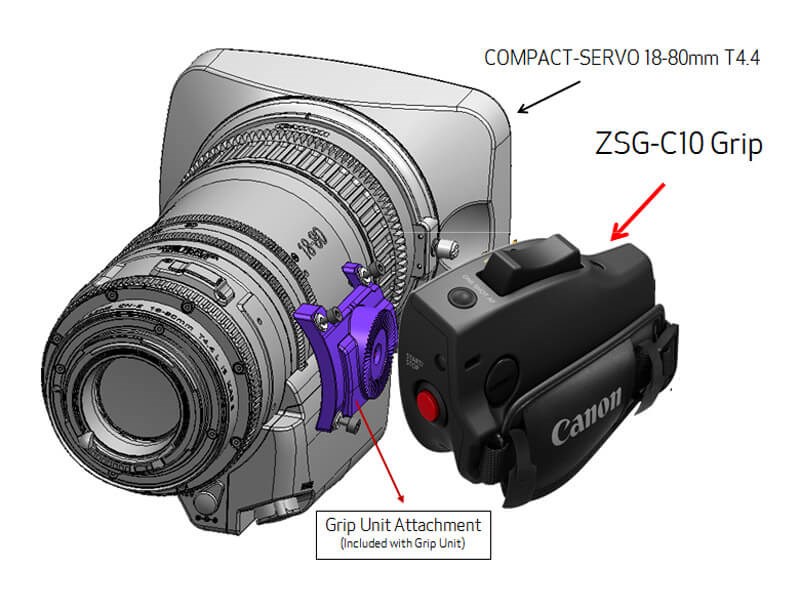 Canon ZSG-C10 Zoom Grip - 2