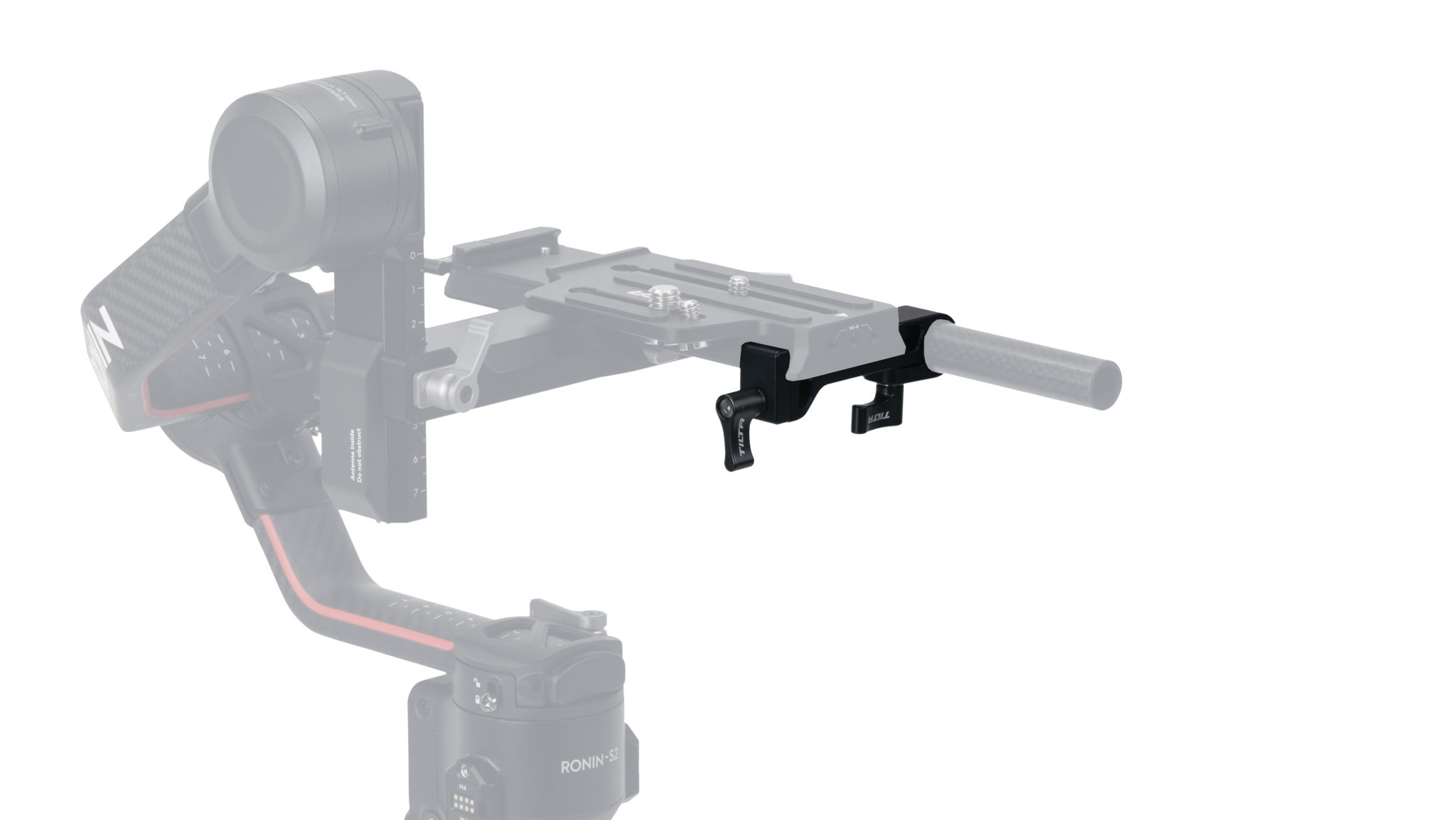 Tilta 15mm Single Rod Attachment for Manfrotto Extender Plate - 3
