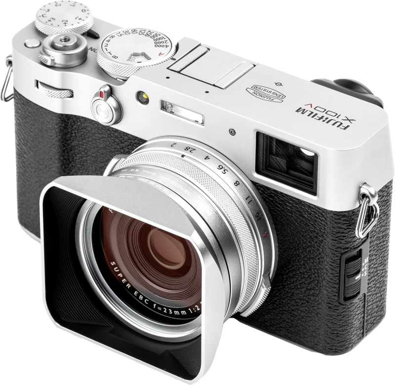NiSi Lens Hood, UV-Filter & Cap for Fujifilm X100 series Silver - 7