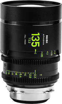 NiSi Cine Lens Athena Prime 135mm T2.2 G-Mount (Without Drop-in Filter)