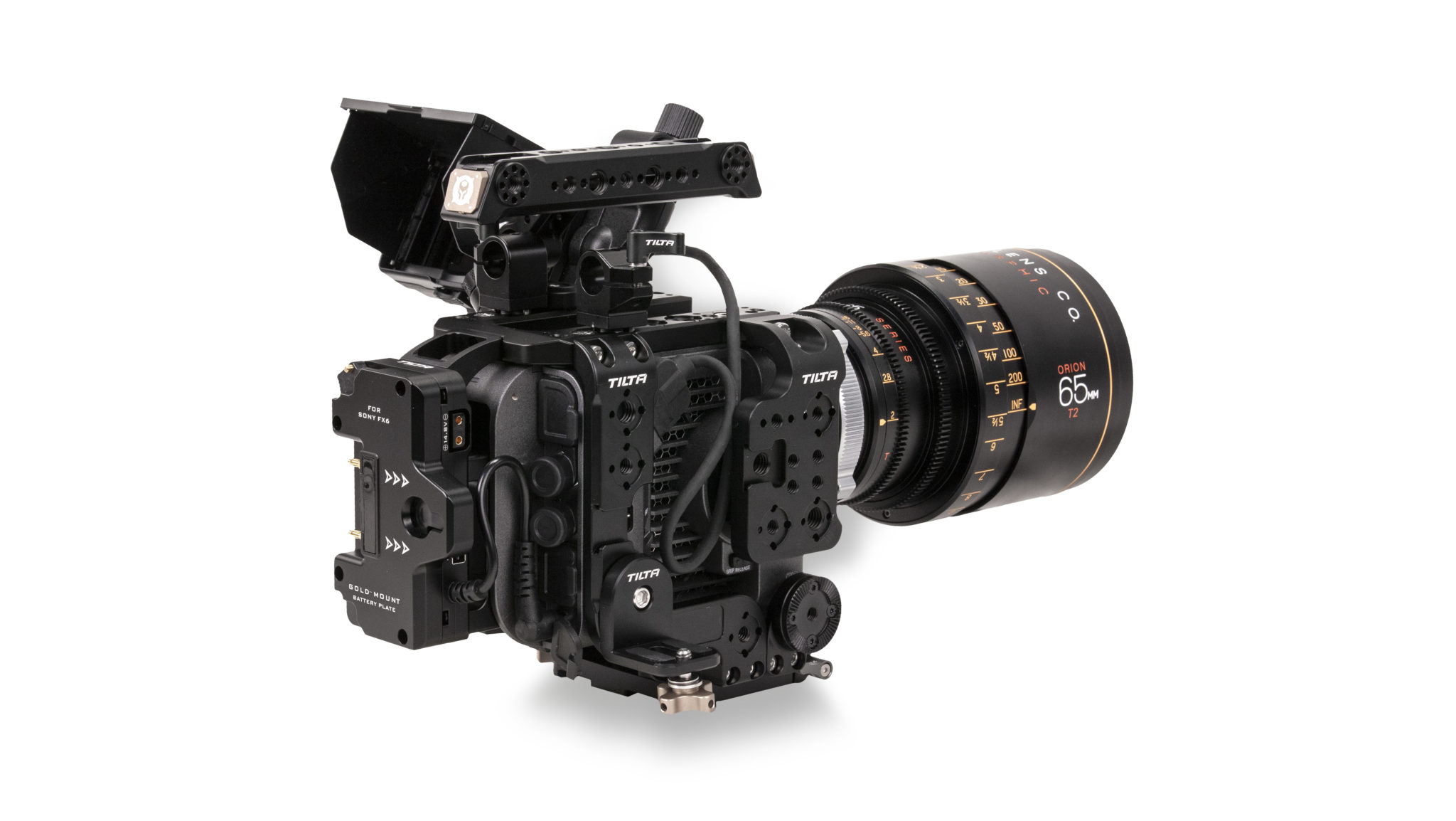Tilta Camera Cage for Sony FX6 Vertical Mounting Kit - V Mount