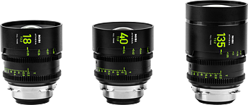 NiSi Cine Lens Set Athena Prime Add-On (3 Lenses) RF-Mount