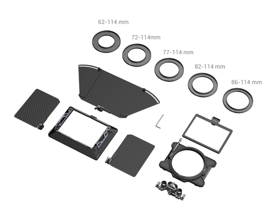SmallRig Multifunctional Modular Matte Box (Φ114mm) Basic Kit 3641 - 7